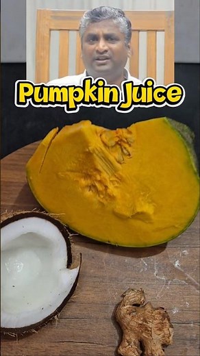 3-Ingredient Pumpkin Juice | Healthy Lifestyle #pumpkinjuice #hernia #poosanikai #recipe