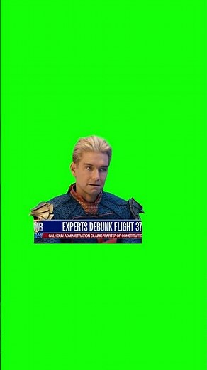 Homelander "AI, Which Means Artificial Intelligence" meme - Green Screen - The Boys
