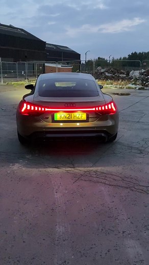 The welcome lights of the Audi GT! You like them, or OTT? #etrongt