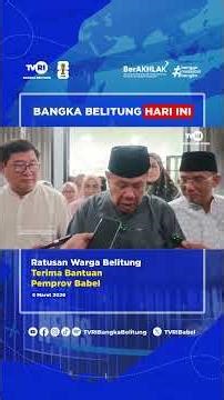 Ratusan Warga Belitung Terima Bantuan Pemprov Babel