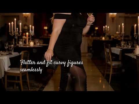 Shine Bright: Elevate Your Style with Aaronano Plus Size Shimmer Tights!