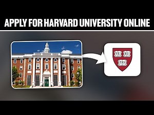 How To Apply For Harvard University Online 2025! (Full Tutorial)