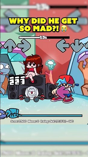 What made him so mad?! 😭 (FNF: Gameoverse)