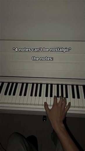 4 notes that hit my heart 💔 #shorts #piano #music