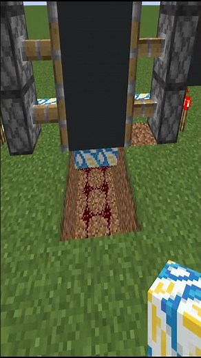 Minecraft How To Make Automatic Piston Door In Minecraft part4