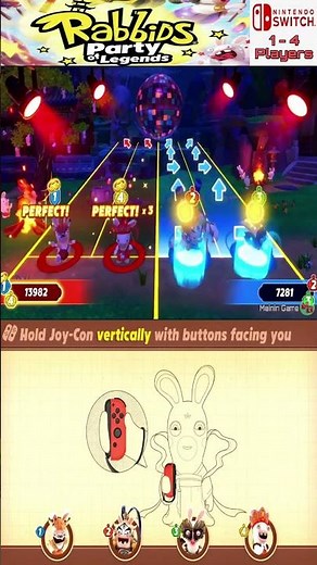 Dance Battle By The Temple - Rabbids Party of Legends minigames - mainin game