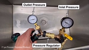 25 psi Water Pressure Reducer Regulator for Drip Irrigation System, 3/4 inch Hose Thread, 150 psi Max Inlet Pressure, Lead-free Brass (With Regular and Screen O-Rings, 2, Count)