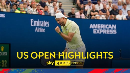 Andrey Rublev vs Grigor Dimitrov | US Open highlights