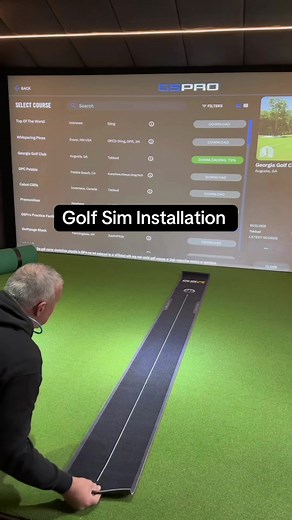 Golf Simulator Installation Guide for Your Mancave