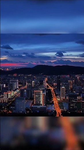 暮色傾城：從絕美黃昏到璀璨夜景的視覺盛宴 | Cinematic Cityscape: From Stunning Sunset to Brilliant Nightscape