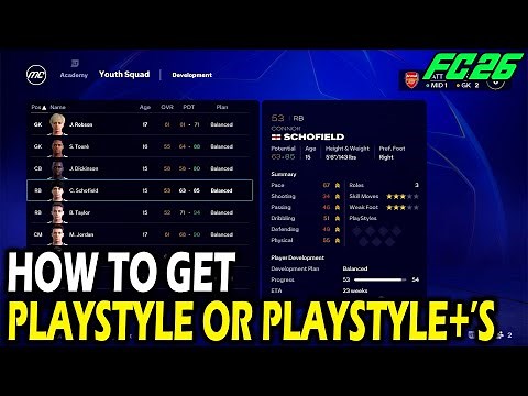 How to get Playstyle or Playstyle+ on Players in Career Mode on EA FC 26