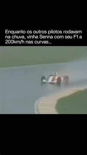 ☠️🤯 O REI DA CHUVA #senna #f1 #formula1 #esporte