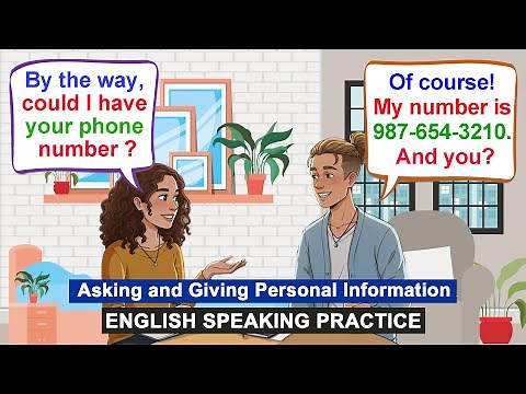 Asking and Giving Personal Information | English Conversation for Beginners
