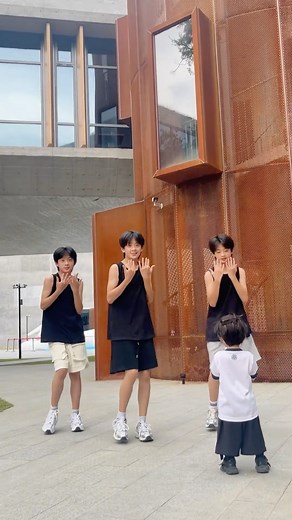 Anh Em Sinh Ba on Instagram: "就是不转过来的小老虎  #人类幼崽到底有多治愈 #浅跳一下 #一起长大一起玩耍 #三胞胎天之文 #tianzhiwen #reels #dance"