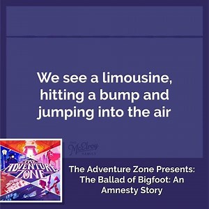 6.6K views · 201 reactions | This week on The Adventure Zone, Travis takes the reins in this not-remotely-canonical prequel to our recently concluded Appalachian supernatural drama. Full episode: https://www.themcelroy.family/2019/10/17/20914622/the-adventure-zone-presents-the-ballad-of-bigfoot-an-amnesty-story | The Adventure Zone | Facebook