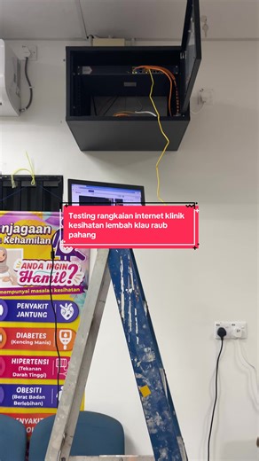 Pengujian Rangkaian Internet Klinik Kesihatan Lembah Klau