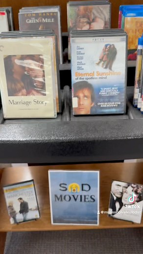 Sad Movies display. ️ | Collinsville Memorial Library Center | Facebook