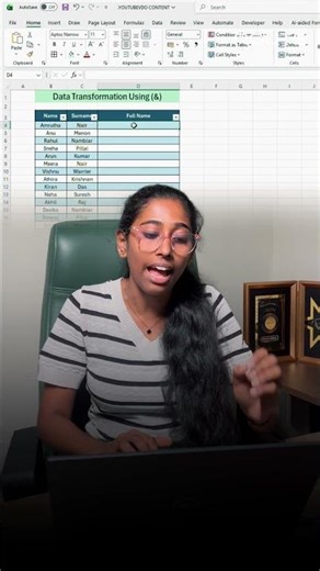 Day 21/60 – Data Transformation in Excel #excel #routeupskillacademy #data