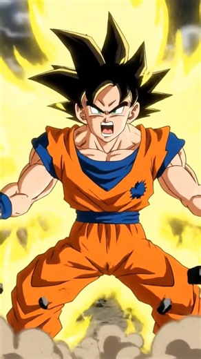 goku tranformation into ssj