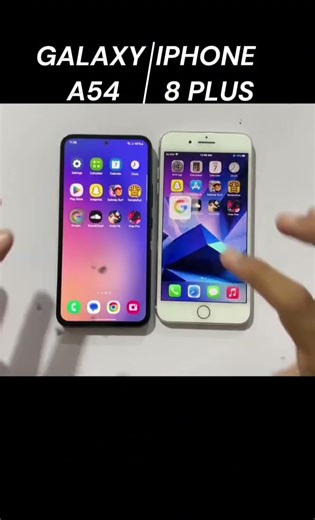 Samsung Galaxy A54 5G vs iPhone 8 Plus 4G - Speed Test