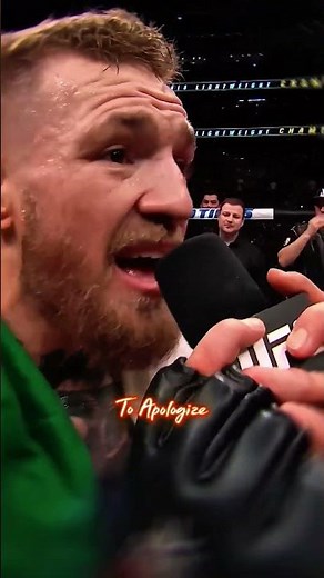 😤 "I APOLOGIZE TO ABSOLUTELY NOBODY" – Conor's Best Moment #ufc #shorts