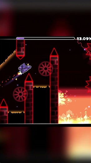 died at the end bro... #geometrydash #challenge #interesting #funny #hard #shortsfarming #gaming