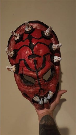 DIY Predator mask almost compleat. #diycosplay #starwars #predator #lightsaber #sith #martialarts