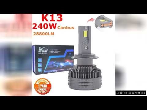 K13 240W H7 H4 H11 Led Lamp 3 Copper Tube Led Light For Car Light Fog Light H7 H11 HB3 9005 Led Head