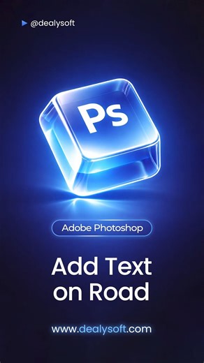 Adobe Photoshop 2026: Add Text on Road (Realistic Effect Tutorial)
