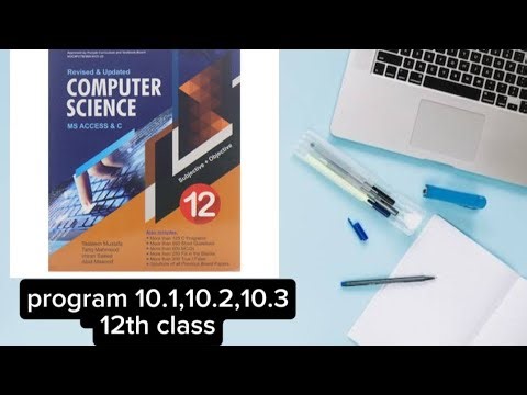 Program 10.1,10.2,10.3 class 12th chapter#10#computer