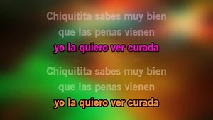 Karaoke Chiquitita (Spanish version) - ABBA - CDG, MP4, KFN - Karaoke Version