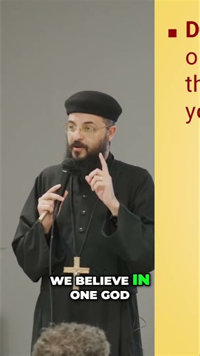 Monotheism Explained: One God, Biblical Proof - Fr. Joshua Gerges #shorts