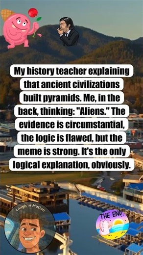 Aliens Built Pyramids #ancientaliens #historymemes #Shorts