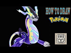 How to draw POKEMON Miraidon step by step