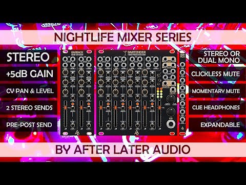 Nightlife Mixer Series - Bartender, Barback, and Send VCA | After Later Audio | Full Demo