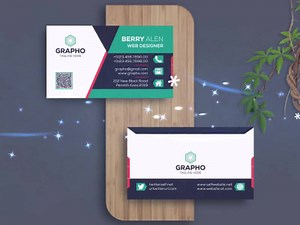 Modern, unique, professional business card design