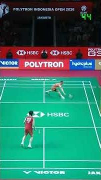 Longest rally! (64 shots) An Se Young vs Chen Yu Fei | Indonesia Open 2026 WS SF #shorts #badminton