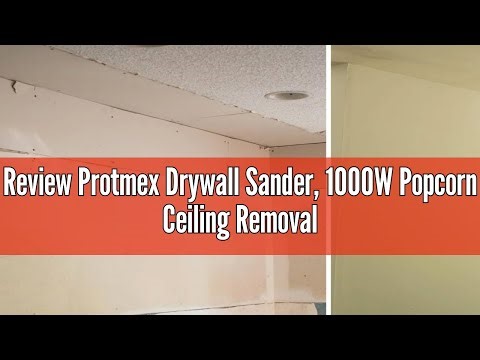 Review Protmex Drywall Sander, 1000W Popcorn Ceiling Removal Tool, Automatic Drywall Sander with Vac