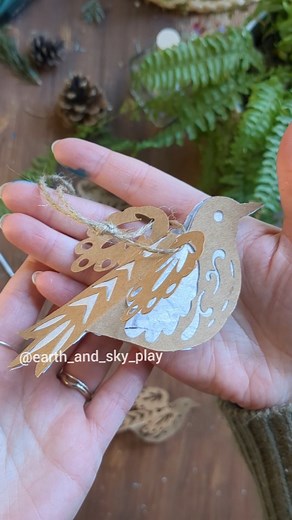 88K views · 11K reactions | Winter Bird Ornaments - Template...
