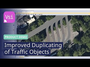 Improved Duplicating of Traffic Objects | PTV Vissim 2023 | Product Demo