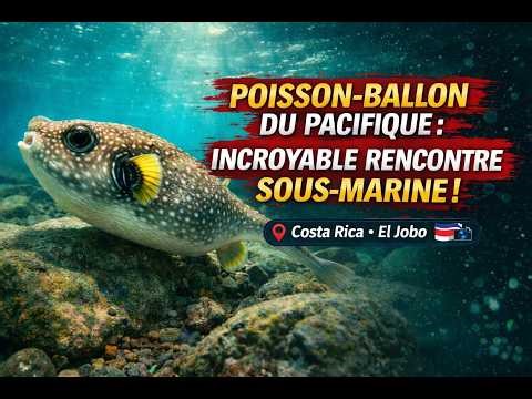 Poisson-ballon du Pacifique à El Jobo (Costa Rica)