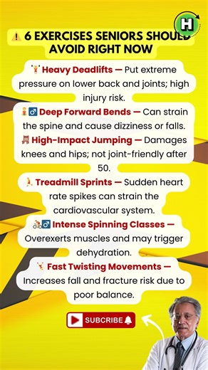 6 Exercises Seniors Should Avoid Right Now