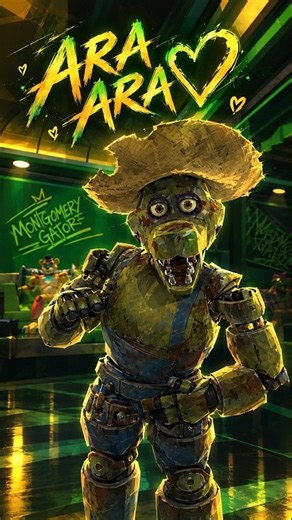 Springlock Monty ARA ARA Changed Everything... 😂💚💛 | FNAF Animation #shorts