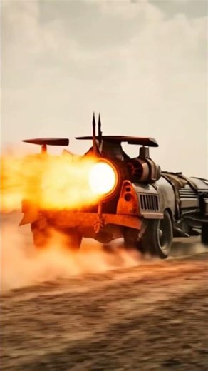 Thrust SSC (SuperSonic Car) | Mad Max Style Car Model