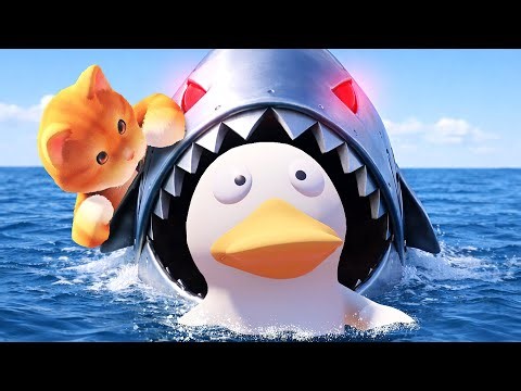 Deadly ROBOT Shark EATS My Friend