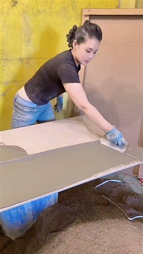 PERFECT Tile Laying SKILLS! 😲 This Floor Installation is NEXT LEVEL Precision! #tiling #skills