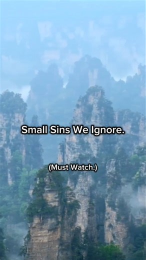 Small Sins We Ignore #allah #quotes #islam #fyp #muslim