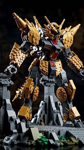 Unleash the Golden Dragon Mech: LEGO MOC Showcase 🐉✨