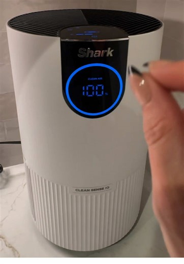 This Shark Clean Sense IQ air purifier is exactly what our home needed! It senses air quality in real time and auto adjusts when it detects odors and pollutants. If you struggle with allergies, lots of dust in your home, pet or food odors lingering, then it’s probably time for an air purifier!✨🌱@SharkNinja #airpurifier #cleanhome #homemusthaves #tiktokshopblackfriday #tiktokshopcybermonday