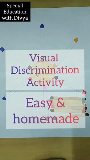 Visual discrimination Activity for kids. #specialeducationwithdivya #finemotoractivity #specialeducationneeds #finemotordevelopment #specialeducation | Special education with Divya